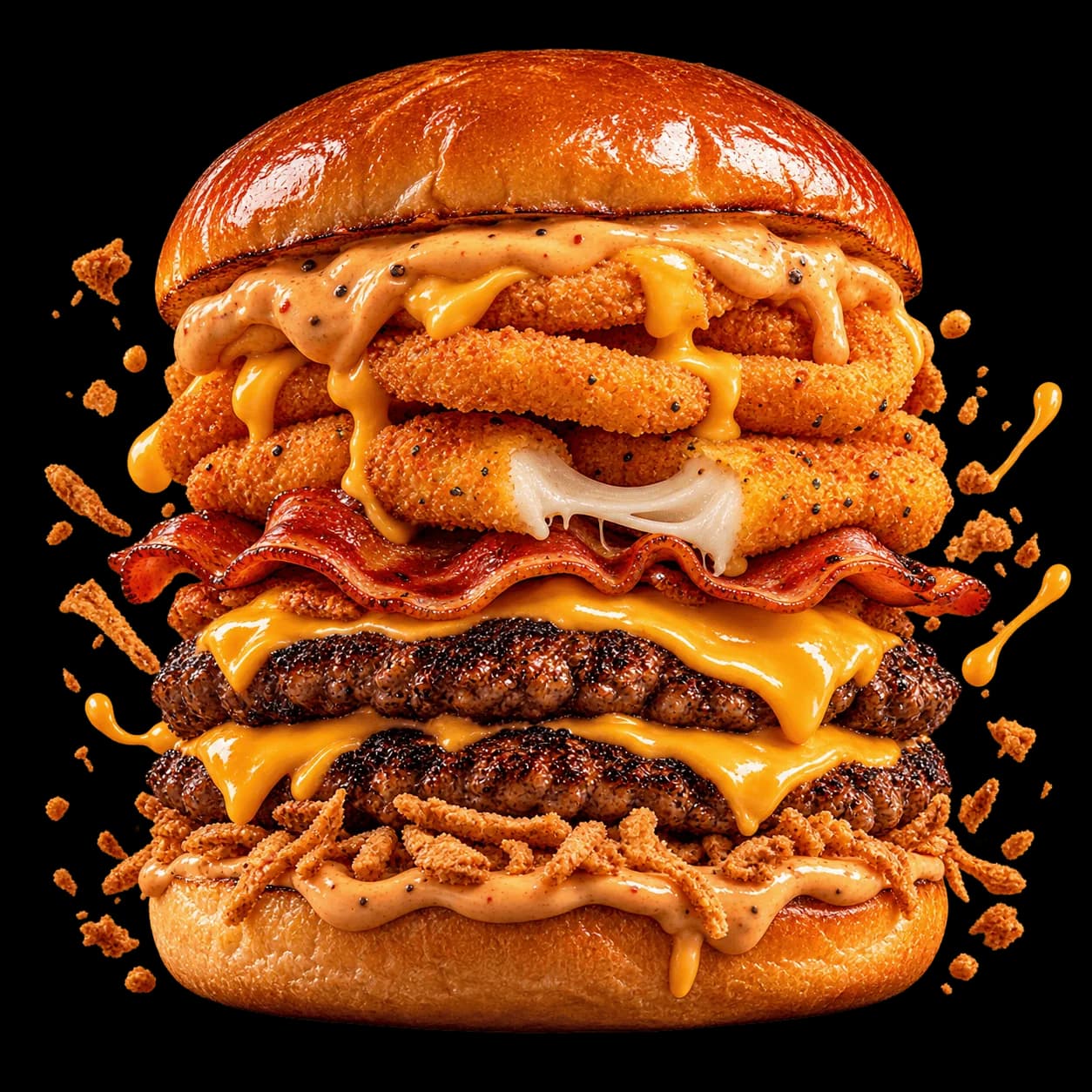 Bunova burger with premium toppings and crispy ingredients